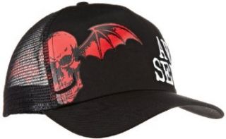 Bravado Men's Avenged Sevenfold Deathbat Side Trucker Hat, Black, One Size at  Mens Clothing store