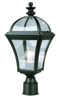 Bel Air Lighting 5085 WH 1 Light Post Lantern   Outdoor Post Lights  