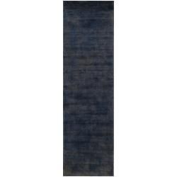 Hand crafted Blue Toew Wool Rug (2'6 x 8') Surya Runner Rugs