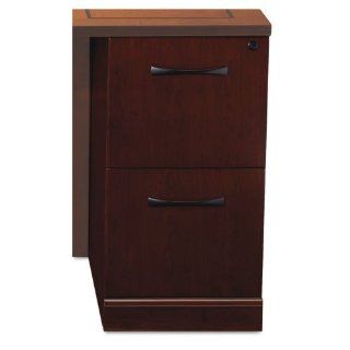 Mayline Products   Mayline   Sorrento Series File/File Credenza Pedestal, 18w x 24d x 28 1/4h, Bourbon Cherry   Sold As 1 Each   A transitional line of furniture ideal for the executive office.   Interior is finished to match exterior veneer.   Drawers ope