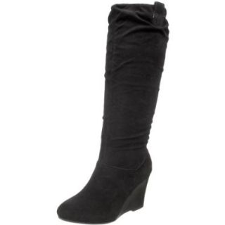 Rampage Women's Snookie Boot, Black, 7.5 M US Boot Wedge Shoes