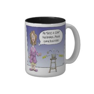 Funny Coffee Mugs Give a Crap