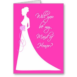 Will You Be My Maid of Honor? Card