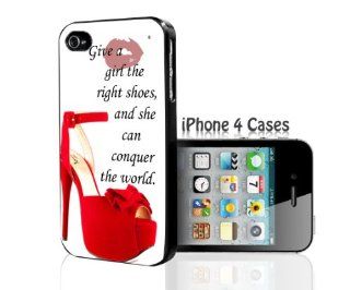 Marilyn Monroe Quote   with Red Heels iPhone 4/4s Case 