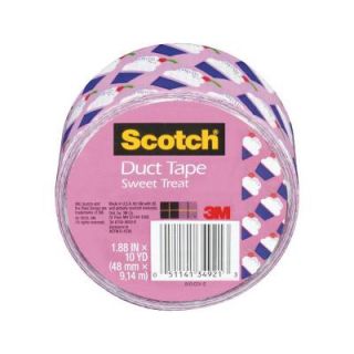 Scotch 1.88 in. x 10 yds. Metallic Cupcakes Duct Tape 910 CKM C
