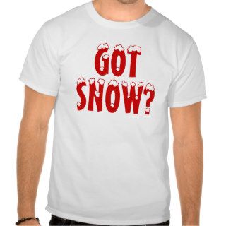 GOT SNOW ? TSHIRT