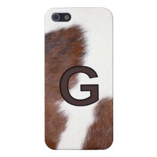 Letter G Cowhide Brand Iphone 5 Case