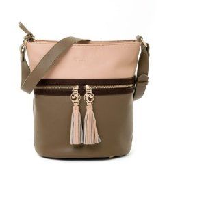 Spartina 449 Boutique Zipper Shoulder Olive   New Linen Daufuskie Island 219608 SP449BC   Top Handle Handbags
