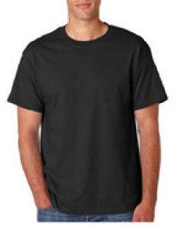 Hanes Adult Beefy T T Shirt Black 4Xl  