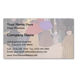 Felix Vallotton   Passerby ,known as Street Scene Business Card Template