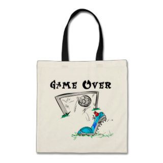 Soccer Game Over T shirts and Gifts Tote Bags
