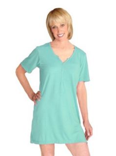 Cool jams Moisture Wicking Button Front Nightshirt(S 2X)