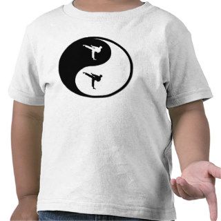 Yin Yang Martial Arts T shirts