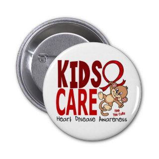 Kids Care 1 Heart Disease Pin