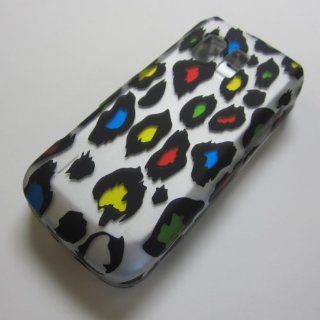 RUBBERIZED HARD PHONE CASES COVERS SKINS SNAP ON FACEPLATE PROTECTOR FOR SAMSUNG MESSAGER 1/I SGH R450 SGH R451C SCH R450C STRAIGHT TALK NET10 TRACFONE  SLIDER / LEOPARD CHEETAH PRINT COLORFUL(WHOLESALE PRICE) Cell Phones & Accessories