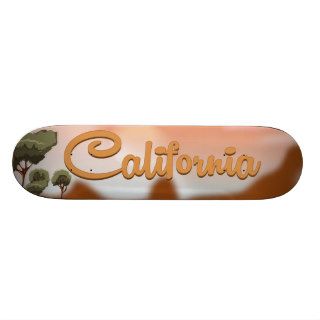 california+travel+poster+cartoon,wheat+field,calif skate boards