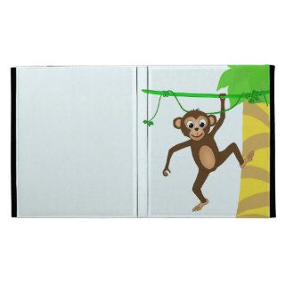 Cheeky Little Monkey Cute Cartoon Animal iPad Case