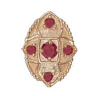 14 Karat Gold Ruby Slide GS452 R Jewelry