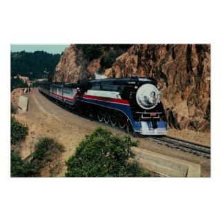 1 American Freedom Train (SP) 4449, Cape Horn, CA Print
