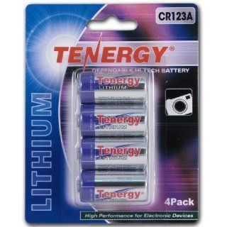 Tenergy Propel CR123A Lithium Battery with PTC Protected (4 pcs)    Retail Card  Digital Camera Batteries  Camera & Photo