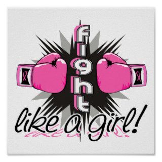 Fight Like A Girl Breast Cancer 32.8 Poster