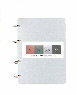 Jack's Pocket Notebook Planner s454 Aluminum Covers Loose Leaf & Spiral 4.06"x5.63" (paper 4"x5.5")  Personal Organizers 