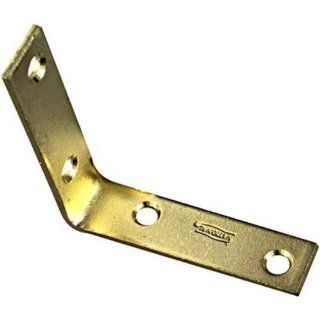 3" X 3/4" Corner Braces NATIONAL Mending Plates N227 470 Brass Steel