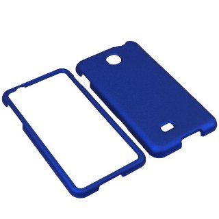 BW Hard Shield Shell Cover Snap On Case for AT&T LG Escape P870  Blue Cell Phones & Accessories