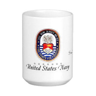 USS New Jersey BB 62 Battleship Coffee Mug