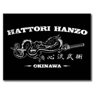 Hattori Hanzo Sword Co Kill Bill Postcards