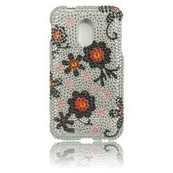 Luxmo Black Daisy Rhinestone Case for Samsung Epic 4G Touch/ D710 LUXMO Cases & Holders