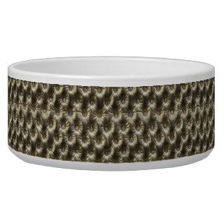 Gold n Gems Leather Upholstery Image Pet Food Bowls