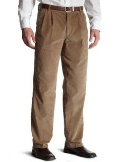 Dockers Men's Plush Cord Pleated Pant, British Khaki, 30x30 at  Mens Clothing store