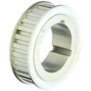 Gates TL28H100 PowerGrip Gray Iron Timing Pulley, 1/2" Pitch, 28 Groove, 4.456" Pitch Diameter, 1/2" to 1 5/8" Bore Range, For 3/4" and 1" Width Belt