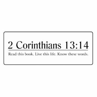Read the Bible 2 Corinthians 1314 Photo Sculptures
