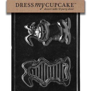 Dress My Cupcake DMCE456 Chocolate Candy Mold, Flop Ear Bunny Pour Box, Easter Kitchen & Dining