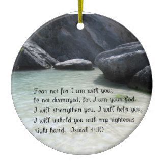 Isaiah 4110 christmas ornaments