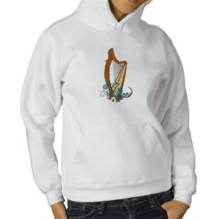 Daisey Harp Embroidered Hoody