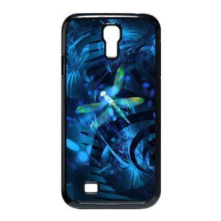 Dragonfly Samsung Galaxy S4 i9500 Case Insect Beautiful Cases Cover Blue Cell Phones & Accessories