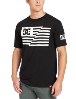 DC Men's RD USA Flag Tee, Black, Small at  Mens Clothing store Fashion T Shirts