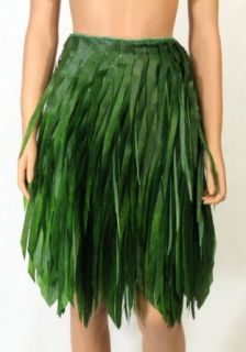 Adult Deluxe Poly silk Hawaiian Ti Leaf Hula Grass Skirt   Shredded Style Adult Sized Costumes Clothing