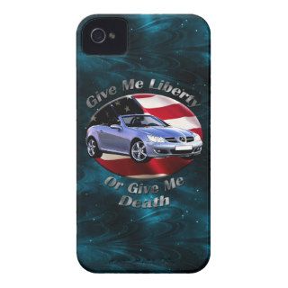 Mercedes SLK350 Roadster Blue Nebula iPhone 4 iPhone 4 Case Mate Cases
