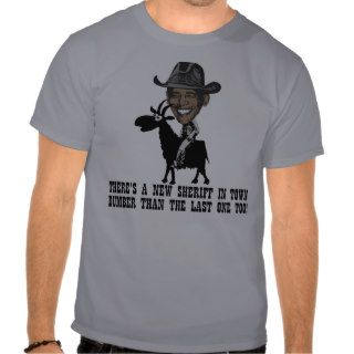 Spoof Sheriff Obama anti Obama T shirts