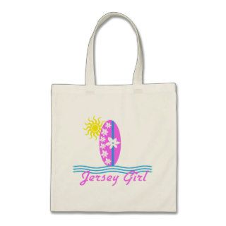 Jersey Girl baby Bodysuit Pink Surfboard W/Sun Bag