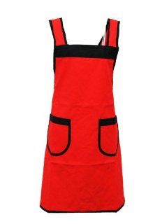 Hot Cute Lady's Fashion Models Beautiful Home Women's Cake Apron Chic with 2 Side Pockets Hyzrz   Kitchen Aprons