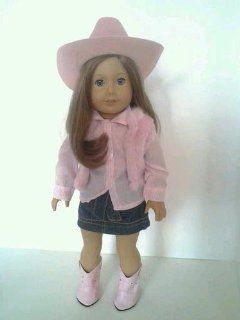 WESTERN COWGIRL OUTFIT FOR AMERICAN GIRL DOLLS  DOLL CLOTHES Toys & Games