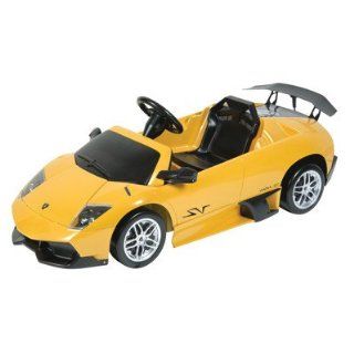Dexton Kids Ride On Vehicle Lamborghini Murciealgo LP 670 4 SV In Yellow Toys & Games