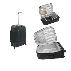 Kenneth Cole Reaction Charcoal Grey Curve Appeal II 4 piece Spinner Luggage Set Kenneth Cole Reaction Four piece Sets