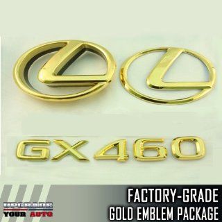 2011 2012 Lexus GX460 gold package emblem kit Automotive