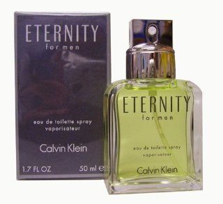 Eternity by Calvin Klein for Men   1.7 Ounce EDT Spray  Fragrance Sets  Beauty